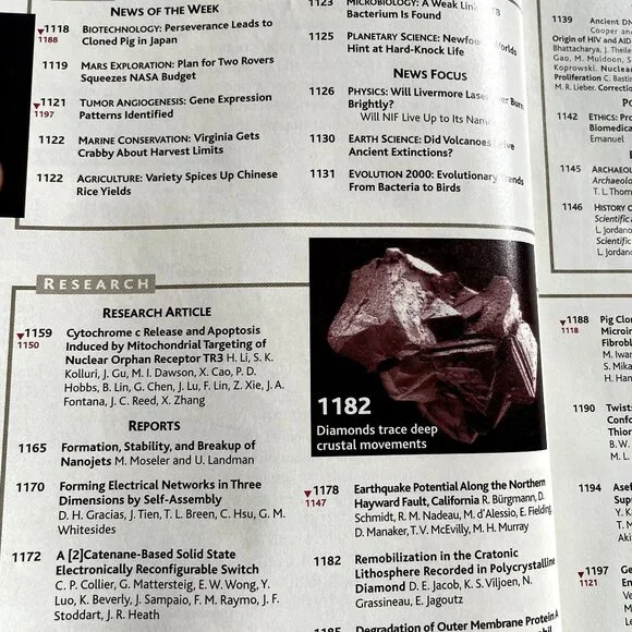 AAAS Science Magazine u Vol 289 No 5482 Aug 18 2000 - Picture 3 of 4